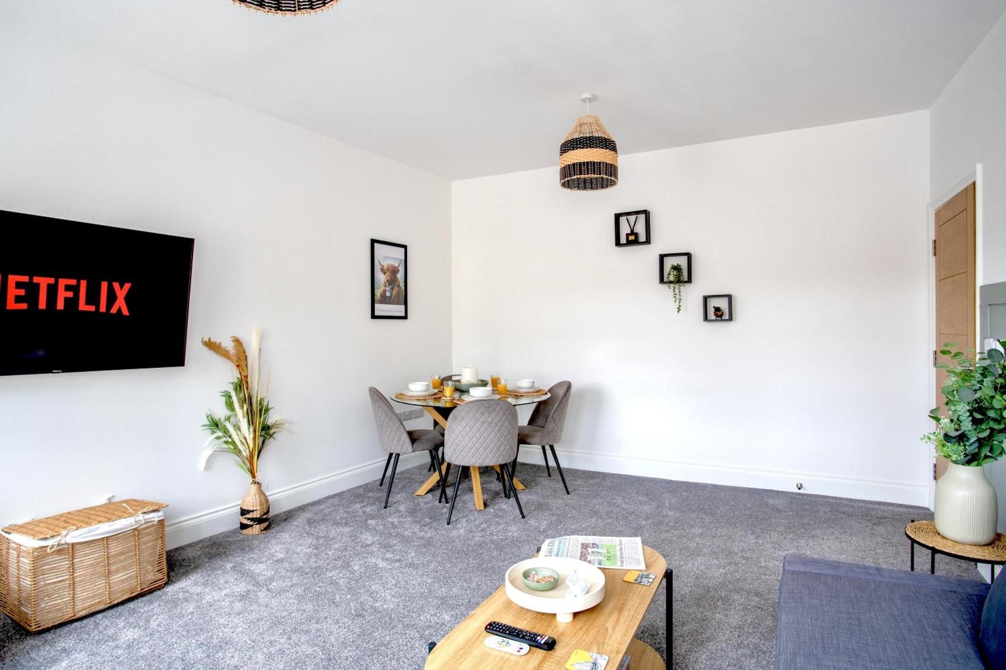 The Yorkshire Crown - Luxury Apartment - Free Parking Nearby Harrogate Luaran gambar
